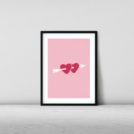Retro Pop Pink Gallery Wall Art Set - Image 4