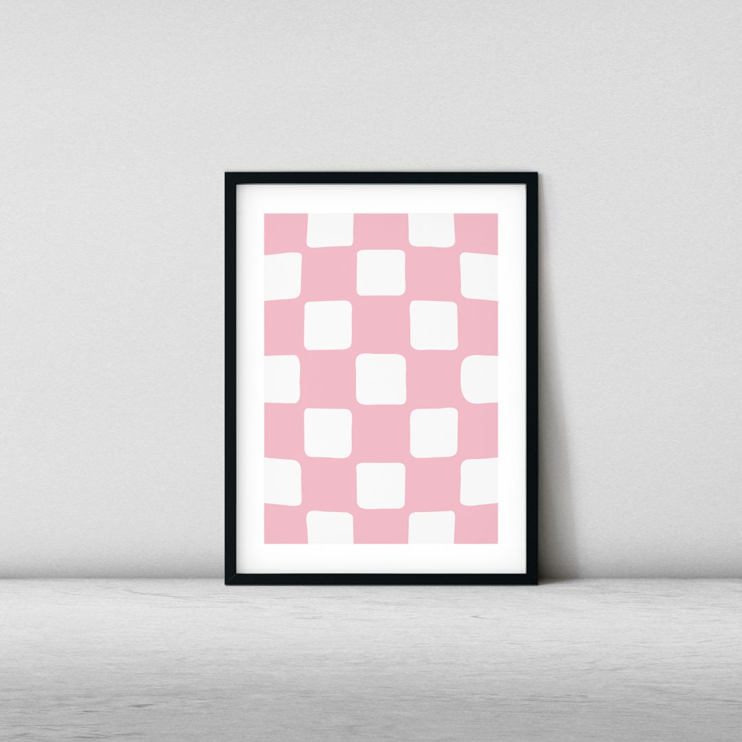 Retro Pop Pink Gallery Wall Art Set - Image 9