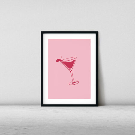 Retro Pop Pink Gallery Wall Art Set - Image 12